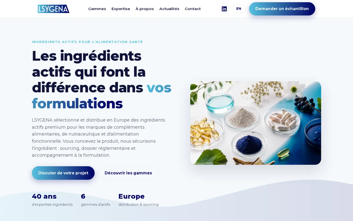 Aperçu du site LSYGENA